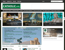 Tablet Screenshot of catholiclane.com